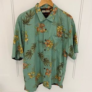 Tommy Bahama Men's Silk/Cotton Hawaiian Shirt (Size: L)